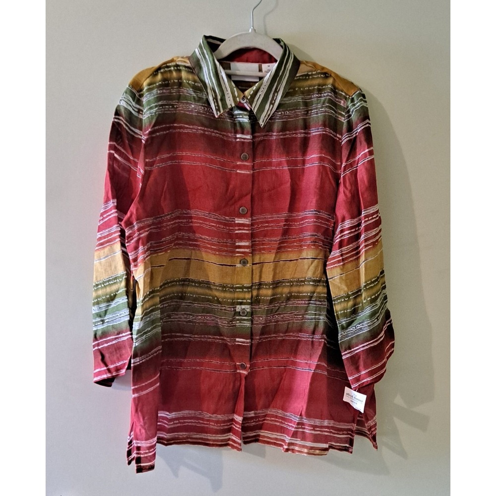 💞alfred dunner top shirt size 14🩷